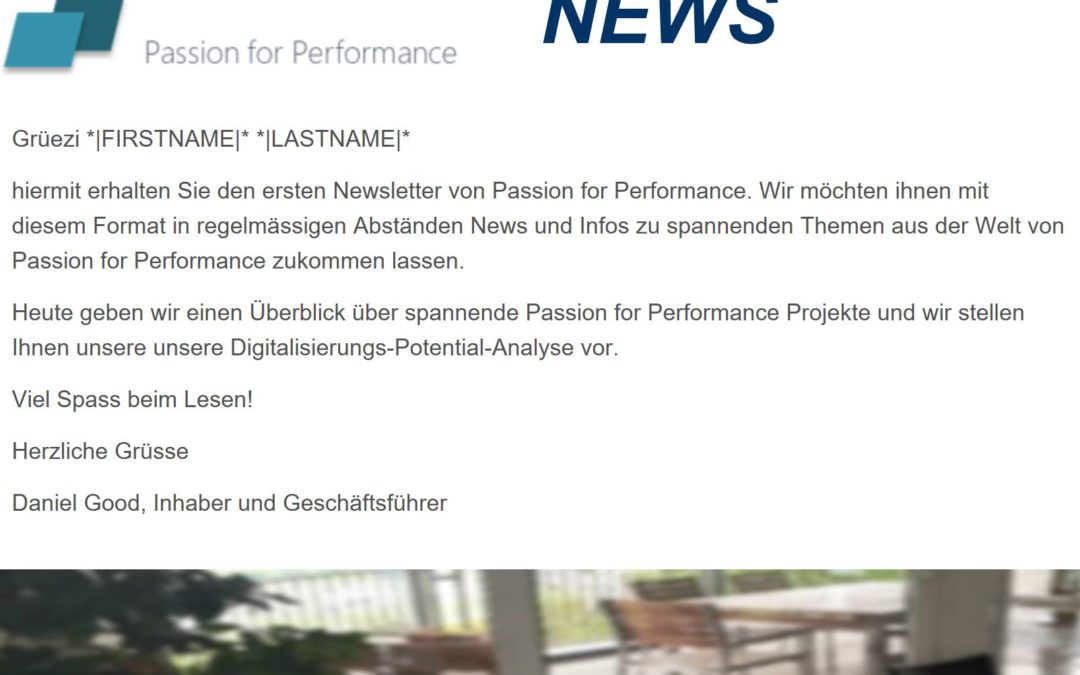 Newsletter September 2018